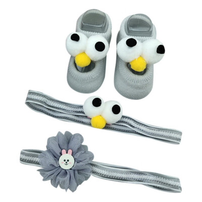 

Newborn Baby Girls Headband Bow Flowers Cloth Hair Bands Hair Accessories Socks Gift Boxes Three-piece Suits Newborn Girts