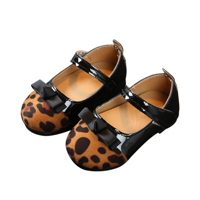 

New children princess shoes girls fashion bow small shoes baby anti-skid toddler shoes