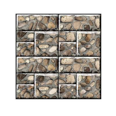 

3D Wallpaper Stereo Tile Sticker Anti-collision Sticker PVC Waterproof Wall Sticker DIY Kitchen Bathroom Home Wall Decal Vinyl