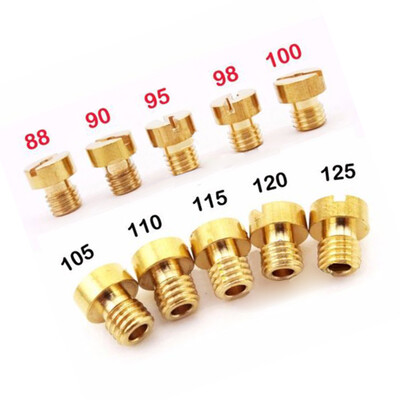 

10pcsSet Main Jets For Mikuni Carburetor VM22 VM24 VM26 125cc 150cc M5x075mm