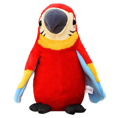 

Gobestart Adorable Speak Talking Record Repeats Waving Wings Cute Stuffed Plush Toy