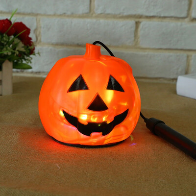 

Portable LED Pumpkin Lantern With Handle Battery Operated Night Light Table Lamp For Halloween Holiday Party Home Decor