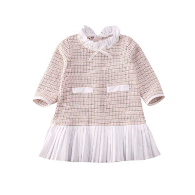 

Princess Toddler Baby Girl Autumn Winter Clothes Plaids Tutu Dress Formal Outfit