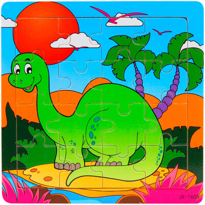 

Gotoamei Wooden Puzzle Educational Developmental Baby Kids Training Toy
