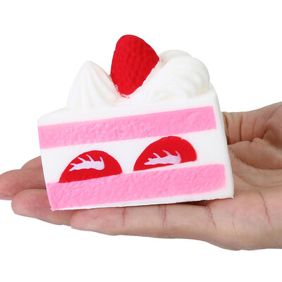 

Siaonvr Strawberry Cake Scented Squishies Slow Rising Kids Toy Stress Relief Toys Charm