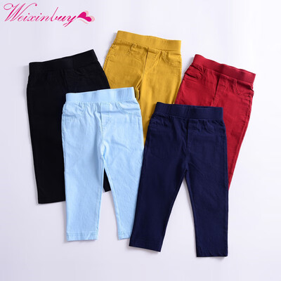 

Spring Summer Fashion Children Pants Candy Color Pencil Girls Pants High Quality