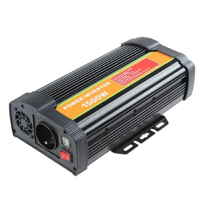 

1500W Modified Sine Wave Inverter High Frequency Power Watt Power Inverter DC 12V to AC 110V-120V 220V-240V Converter Car Power Ch