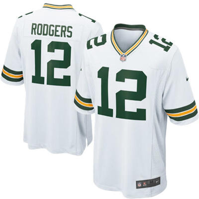 

Mens Football Jersey Green Bay Packers Aaron Rodgers White Game Jersey