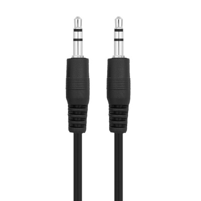 

1m 35mm Male to 35mm Male Audio Cable 35mm Jack Audio Cable AUX Wire for Car Headphone Speaker Black
