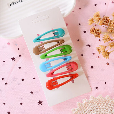 

Baby Gift Girls Hair Accessories For Girls 6Pcs Girls Hair Clips Colorful Hair Pin Children Hairpin Princess Hair Accessories