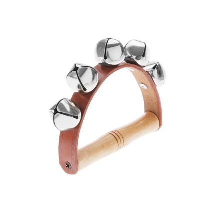 

Tambourine Handbell Baby Kid Child Early Educational Musical Instrument Rhythm Beats Shaking Small Jingle Bell Toy Tool