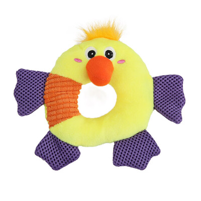 

Gobestart Pet Cat Dog Squeaky Toy Squeaker Sound Chew Fetch Interactive Plush Toy