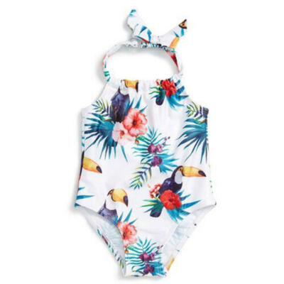 

Toddler Kids Baby Girl Hornbill Swimsuit Swimwear Swimming Suit Bikini Beachwear
