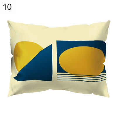 

Multicolor Geometric Pattern Throw Pillow Case Cushion Cover Home Office Decor