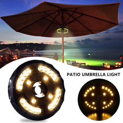 

Premium Pole Umbrella Light Battery Powered 24 Led Bulb Outdoor Garden Yard Lawn Night Lights