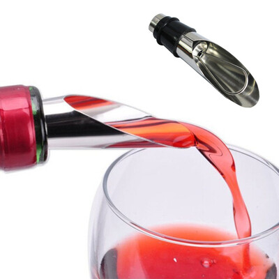 

JPGIF Liquor Spirit Pourer Flow Wine Bottle Pour Spout Stopper Stainless Steel Cap