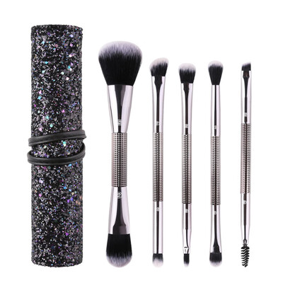 

5PCS Makeup Brushes Set Eyeshadow Eyebrow Blending Fan Brush Make Up Brushes Cosmetics Kit Pincel Maquiagem