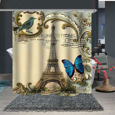

〖Follure〗Popular Waterproof Shower Curtain With 12 Hooks Printed Bathroom 180x180cm