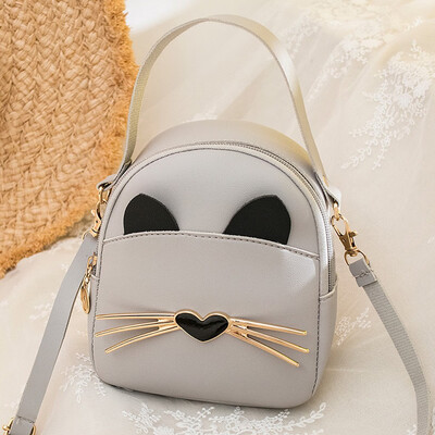 

Tailored Fashion Womens Solid Color Leather multi-function Backpack Shoulder Bag