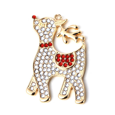 

Christmas Theme DIY Key Chain Elk DeerChristmas TreeSnowman Pendant Necklace Christmas Gift For Women Girl Party Gift