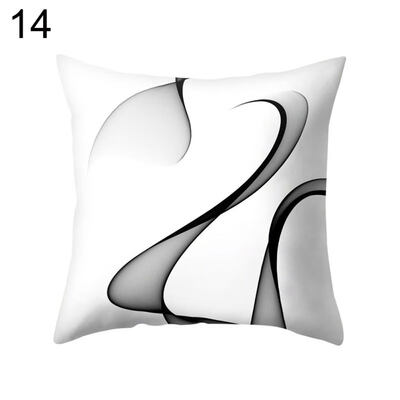 

Tulle Voile Shade Throw Pillow Case Cushion Cover Sofa Bed Car Cafe Office Decor