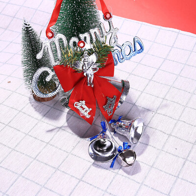 

Toponeto Lovely Christmas Bow Bell Pendant Hanging Xmas Tree Ornament Cute Kids Gift Toy