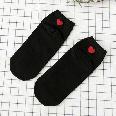 

New Products Fashion And Cute Love Socks Cotton Straight Heel Socks Cozy Socks