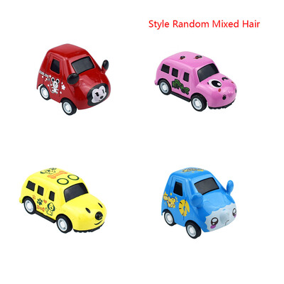 

4PCSSet Random Color Pull Back Car Toys Children Racing Car Baby Mini Cartoon Truck Kids Toys Children Boy Gifts