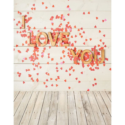 

love Hearts Photo Backdrop 57FT Vinyl Fabric Cloth Digital Printing Photo Background s-2153