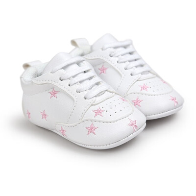 

Baby Shoes Non-slip Shoes Baby Boys Girls Newborn Babies Shoes Leather Stars Pattern Sports Boots Children winter shoes E