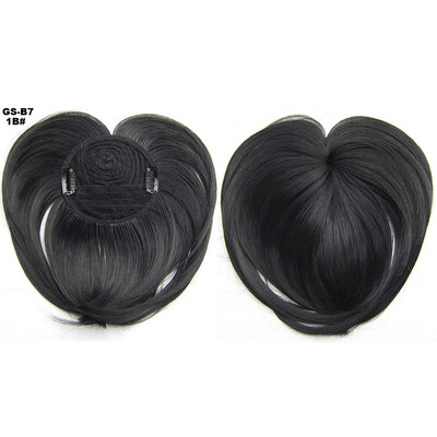

Gobestart Women Silky Clip-On Hair Topper Wig Heat Resistant Fiber Wig Fashion Hair Wig