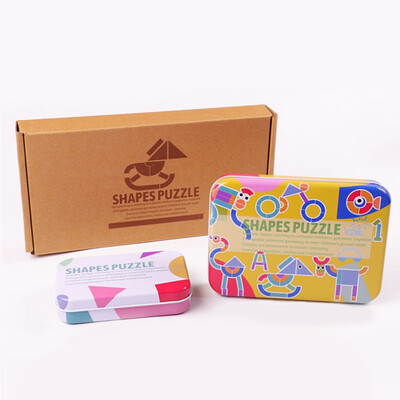 

Baby Toys Wooden Geometric Puzzle Cute Animal Intelligence Kids Educational Brain Teaser Children Tangram Shapes Jigsaw Gifts