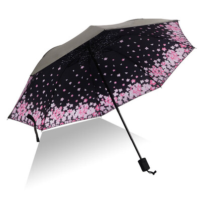 

UV Protection Double Layer Windproof Reverse-Design Lightweight Mini Folding Travel Windproof Sun Umbrella