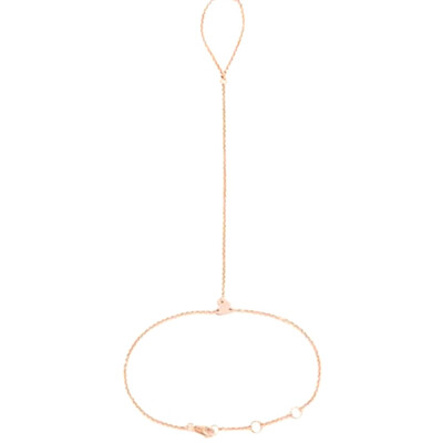 

Heart Finger Ring Bracelet Mittens Finger Ring Bracelet Fashion