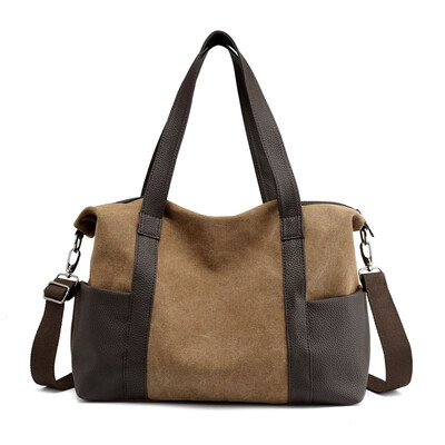 

Tailored Fashion ladies large capacity multi-function retro handbag Messenger bag shoulde