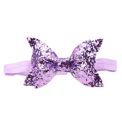 

Big Bow Girls Headband Headwrap Lovely Children Solid Cute Hair Accessories Infant Crown Head Band