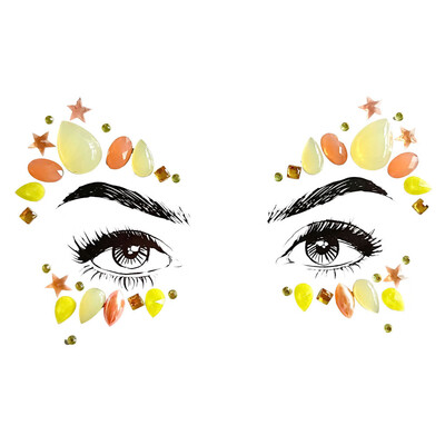 

〖Follure〗Face Gems Adhesive Glitter Jewel Tattoo Wedding Festival Rave Party Body Make Up