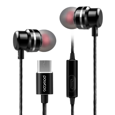 

Platinum POLVCDG G3 type-c earphone in-ear millet 68SEHuawei P20mate10nut pro2 mobile phone universal black