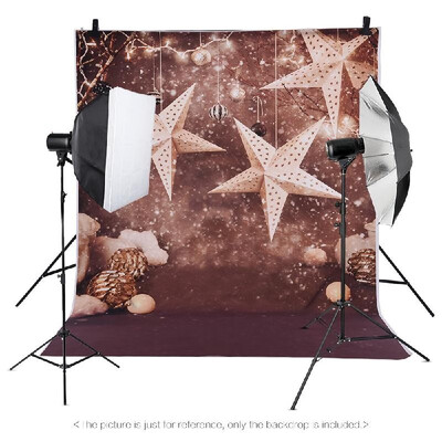 

Andoer 15 2m Photography Background Backdrop Christmas Gift Star Pattern for Children Kids Baby Photo Studio Portrait Shooting