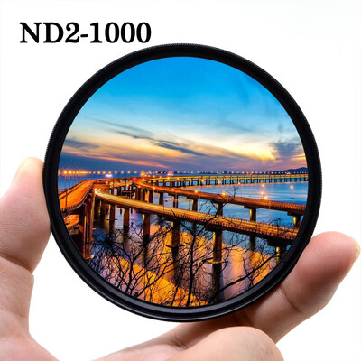 

KnightX variable Neutral Density Adjustable ND2-1000 Camera Lens Filter For Canon Nikon 49mm 52mm 55mm 58mm 62mm 67mm 72mm 77mm