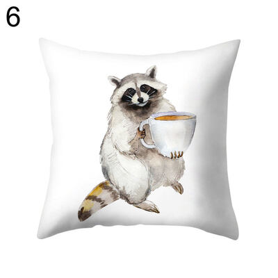 

Lovely Dog Elephant Animal Throw Pillow Case Cushion Cover Sofa Bedding Articles