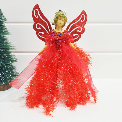 

Christmas Feather Angel Doll Hanging Xmas Tree Pendants Ornaments Home Decor
