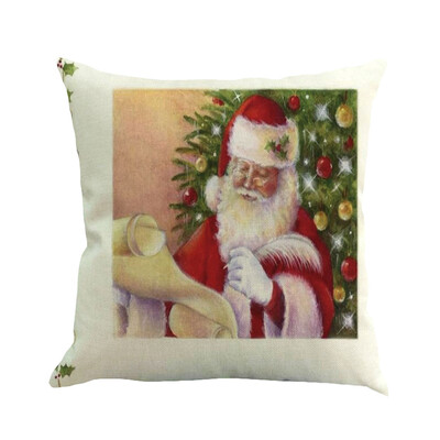 

Siaonvr Christmas Pillow Cover Pillowcases Decorative Sofa Cushion Cover 45x45cm
