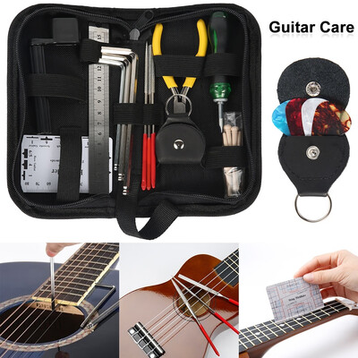 

Guitar Care Tool Repairing Maintenance Cleaning Tools Kit Set for Electric Bass