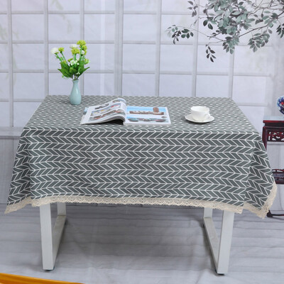 

Toponeto Table Cloth Plant Print High Quality Universal Tablecloth Decorative Linen Table