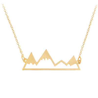 

Hot Europe&America Jewelry Creative Peaks Hollow Necklace