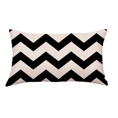 

〖Follure〗Geometry Painting Linen Cushion Cover Throw Pillow Case Sofa Home Decor A