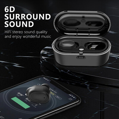 

New Smart HIFI Sound IPX6 Waterproof Bluetooh 50 In-Ear