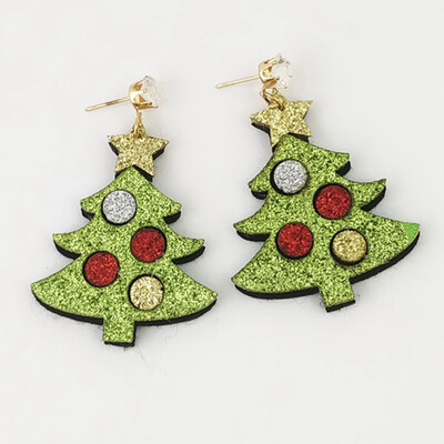 

Fashion Women Christmas Earrings Santa Snowman Elk Drop Dangle Ear Stud Ear Hook