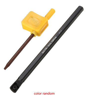 

7x125mm S07K-SCLCR06 Lathe Internal Boring Bar Turning Tool Holder T8 Wrench Replacement for CCMT0602